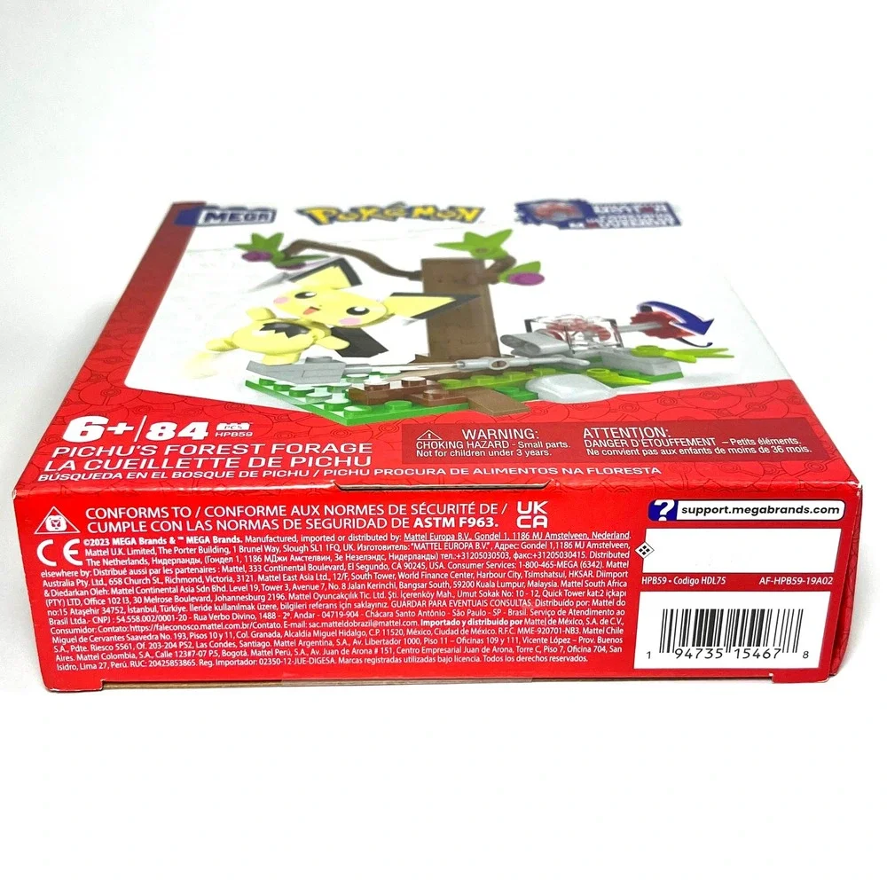 Mega Pokemon Pichu's Forest Forage Building Set 84 Pieces HPB59 Build  0087